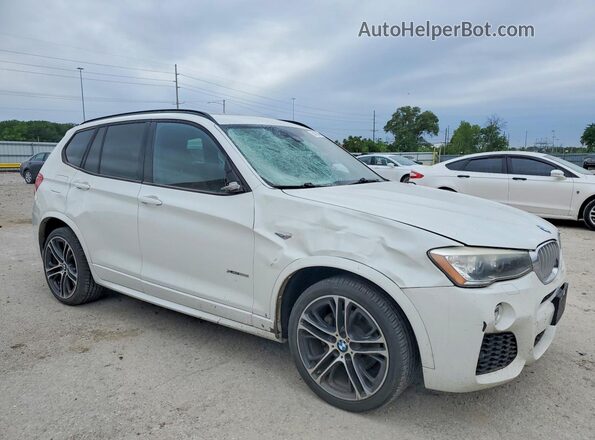 5UXWX9C53G0D78309 2016 BMW X3 White Առջևի աջ
