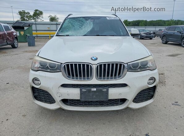 5UXWX9C53G0D78309 2016 BMW X3 White Դիմացի տեսք