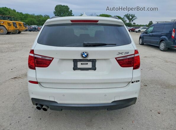 5UXWX9C53G0D78309 2016 BMW X3 White Հետևի տեսք