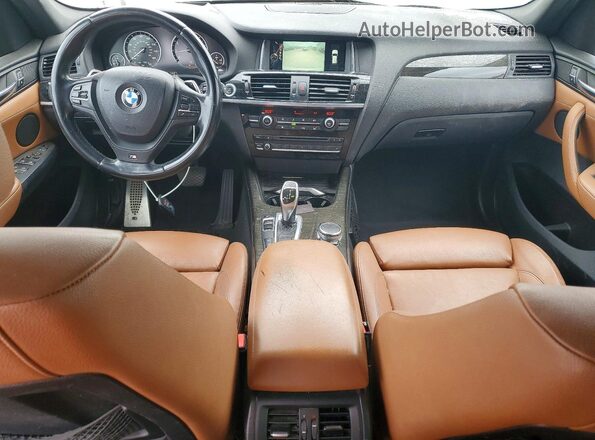 5UXWX9C53G0D78309 2016 BMW X3 White Առջևի վահանակի տեսք