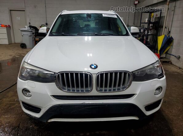 5UXWX9C53G0D86877 2016 BMW X3 Белый Вид спереди