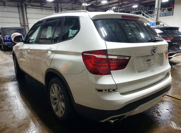 5UXWX9C53G0D86877 2016 BMW X3 Белый Задняя левая четверть
