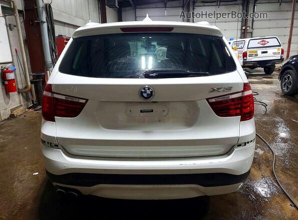 5UXWX9C53G0D86877 2016 BMW X3 Белый Вид сзади