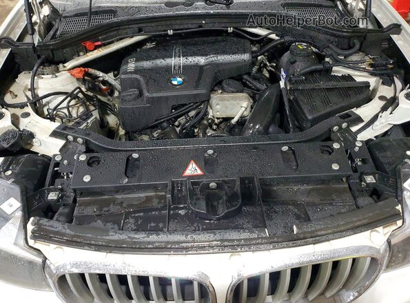5UXWX9C53G0D86877 2016 BMW X3 Белый Вид задней части салона