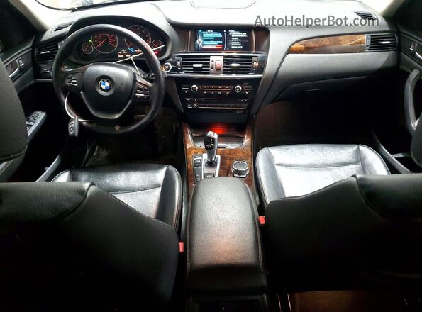 5UXWX9C53G0D86877 2016 BMW X3 Белый Вид панели приборов