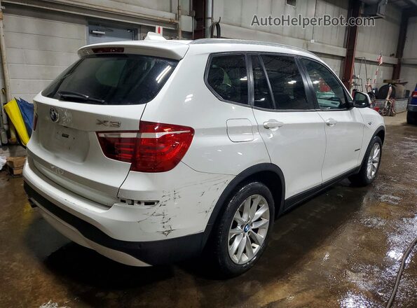 5UXWX9C53G0D86877 2016 BMW X3 Белый Задняя правая четверть