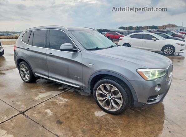 5UXWX9C53G0D90203 2016 BMW X3 Gray Front right