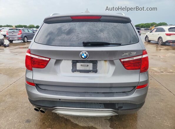 5UXWX9C53G0D90203 2016 BMW X3 Gray Rear view