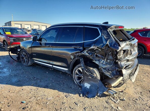 5UXWX9C53H0T04659 2017 BMW X3 Black Задня ліва чверть