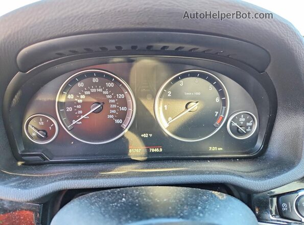 5UXWX9C53H0T04659 2017 BMW X3 Black Вид щитка приладів