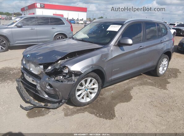 5UXWX9C53H0T09456 2017 BMW X3 Gray Vista tres cuartos delantera izquierda