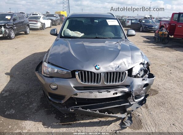 5UXWX9C53H0T09456 2017 BMW X3 Gray Vista del cuadro de instrumentos