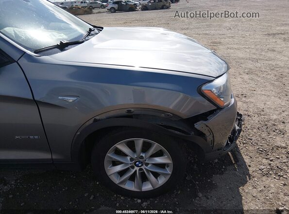 5UXWX9C53H0T09456 2017 BMW X3 Gray 