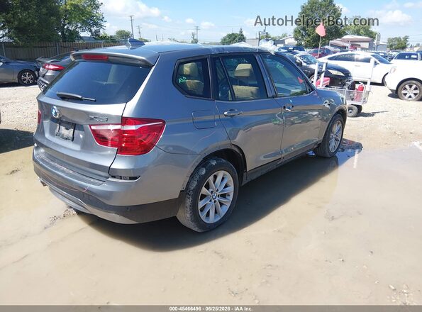 5UXWX9C53H0T11160 2017 BMW X3 Gray Задня права чверть