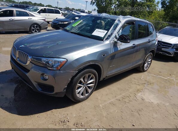 5UXWX9C53H0T11160 2017 BMW X3 Gray Передня ліва чверть