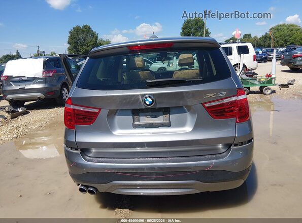 5UXWX9C53H0T11160 2017 BMW X3 Gray 