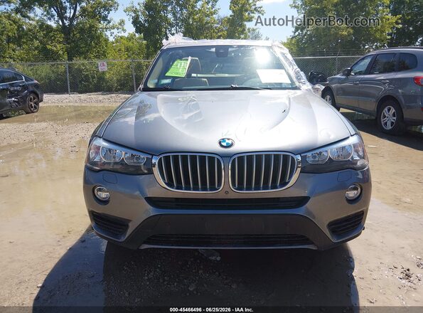 5UXWX9C53H0T11160 2017 BMW X3 Gray Вид щитка приладів