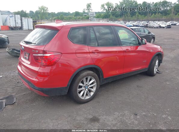 5UXWX9C54G0D82157 2016 BMW X3 Red Trasero derecho