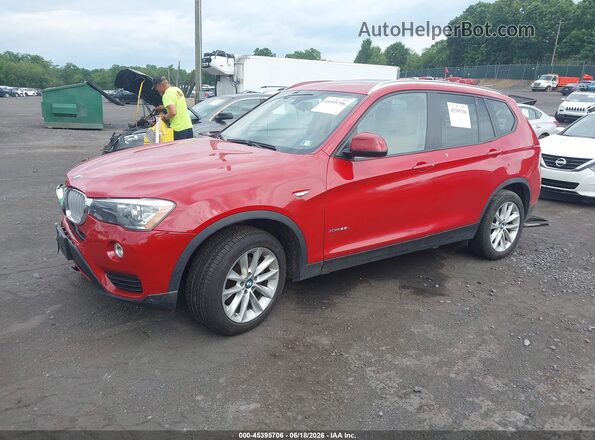5UXWX9C54G0D82157 2016 BMW X3 Red Vista tres cuartos delantera izquierda