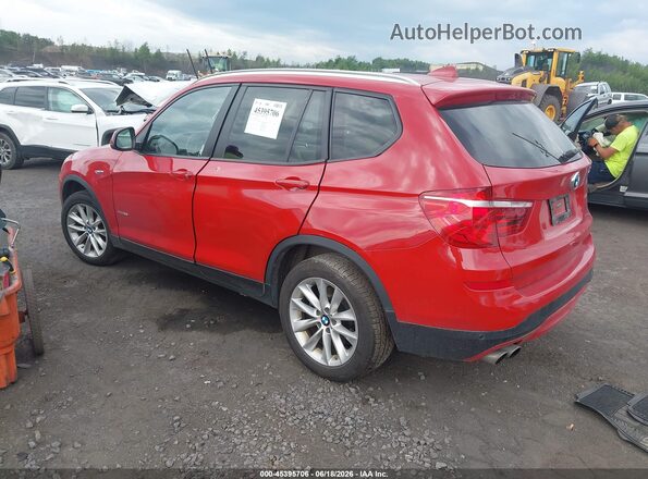 5UXWX9C54G0D82157 2016 BMW X3 Red Trasero izquierdo