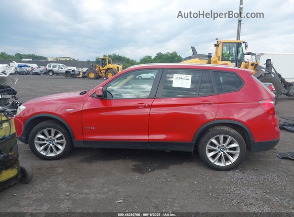 5UXWX9C54G0D82157 2016 BMW X3 Red Vista interior de 360 grados