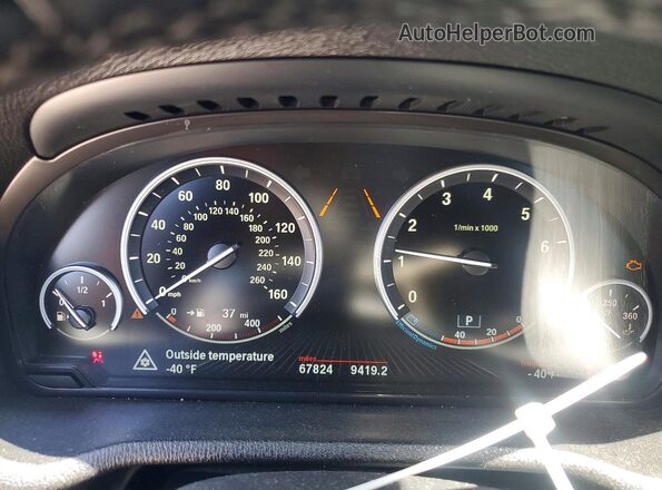 5UXWX9C55G0D72947 2016 BMW X3 Белый Вид щитка приборов
