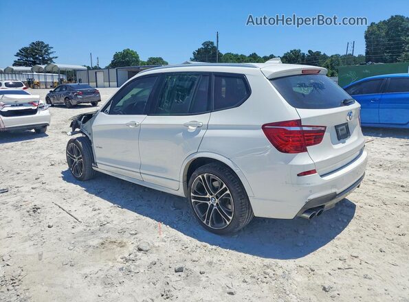 5UXWX9C55G0D72947 2016 BMW X3 Белый Задняя левая четверть