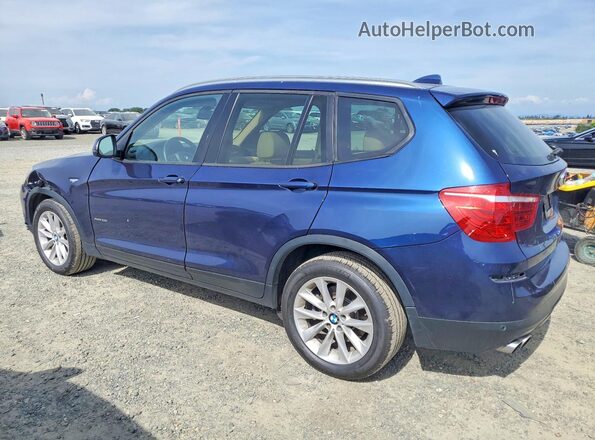 5UXWX9C55G0D76626 2016 BMW X3 Blue Tył lewy