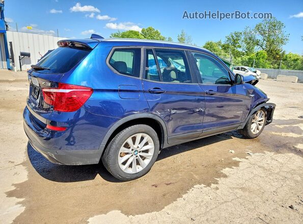 5UXWX9C56G0D73413 2016 BMW X3 Blue 