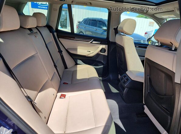 5UXWX9C56G0D73413 2016 BMW X3 Blue 