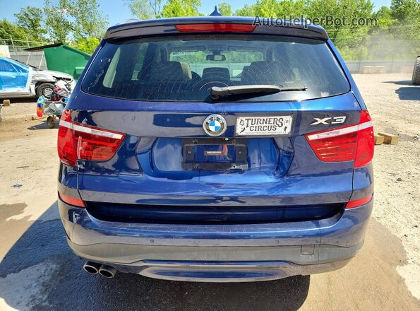 5UXWX9C56G0D73413 2016 BMW X3 Blue 