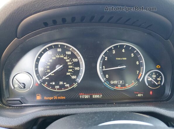 5UXWX9C56G0D80748 2016 BMW X3 Blue Instrument cluster view