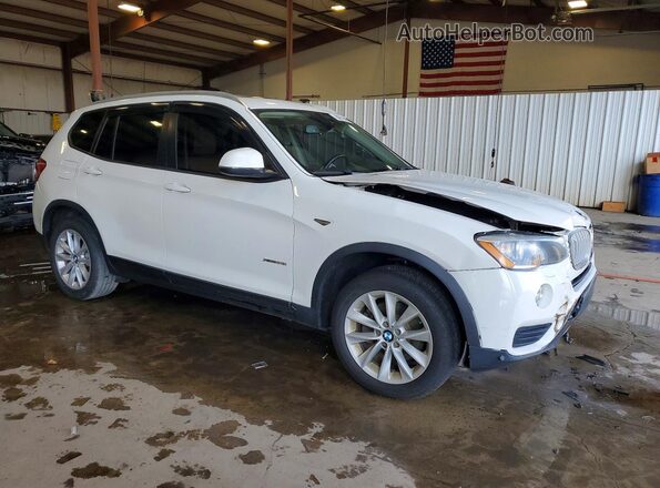 5UXWX9C56G0D81334 2016 BMW X3 White Front right