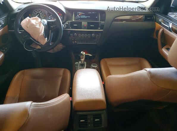 5UXWX9C56G0D81334 2016 BMW X3 White Dashboard view