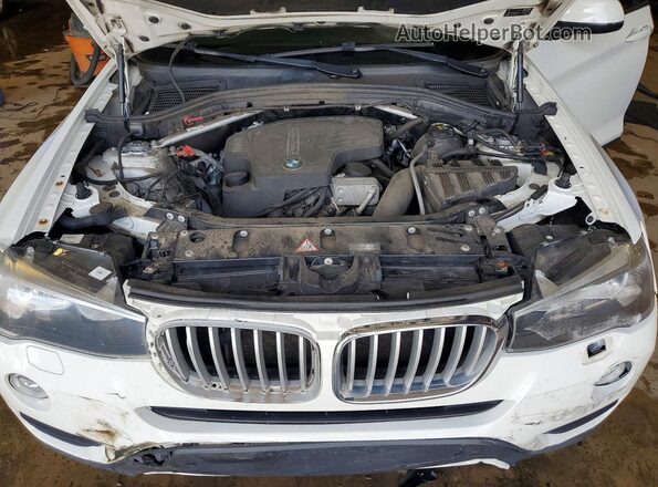 5UXWX9C56G0D81334 2016 BMW X3 White Engine compartment view