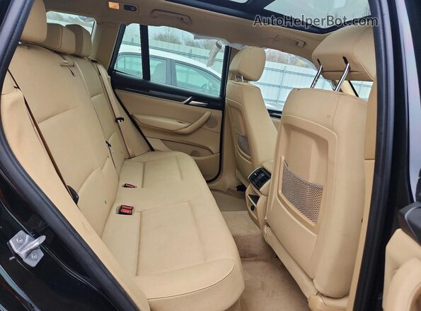 5UXWX9C56G0D81902 2016 BMW X3 Black Սալոնի հետևի տեսք