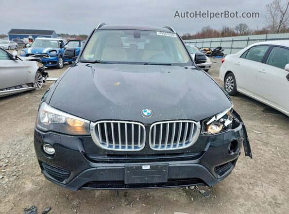 5UXWX9C56G0D81902 2016 BMW X3 Black Դիմացի տեսք