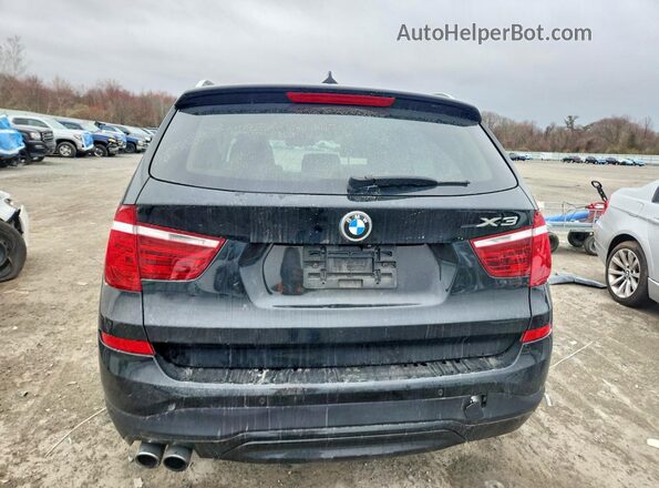 5UXWX9C56G0D81902 2016 BMW X3 Black Հետևի տեսք