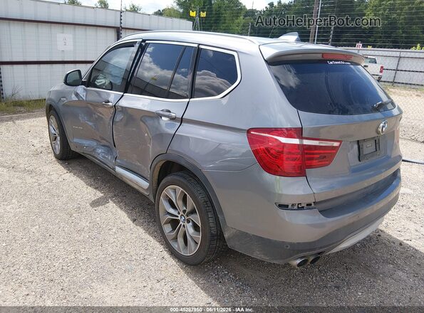 5UXWX9C56G0D91037 2016 BMW X3 Silver Trasero izquierdo