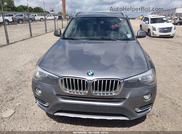 5UXWX9C56G0D91037 2016 BMW X3 Silver Vista del cuadro de instrumentos
