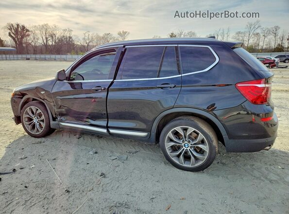 5UXWX9C56H0T01576 2017 BMW X3 Black Հետևի ձախ