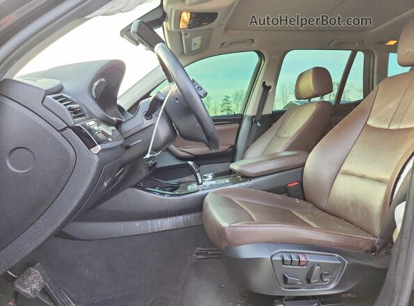 5UXWX9C56H0T01576 2017 BMW X3 Black Սալոնի դիմացի տեսք