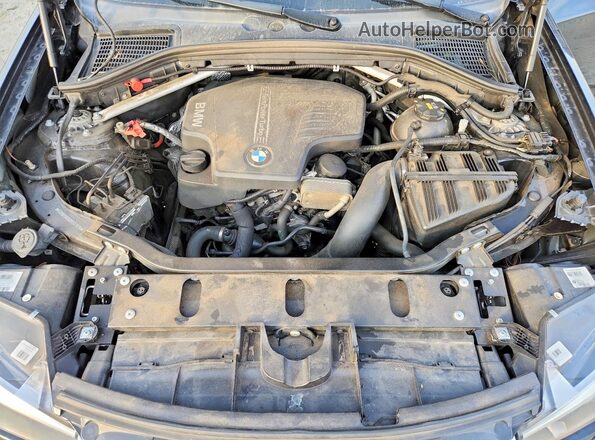 5UXWX9C56H0T01576 2017 BMW X3 Black Շարժիչի բաժամունքի տեսք