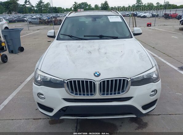 5UXWX9C57G0D83237 2016 BMW X3 White Instrument cluster view