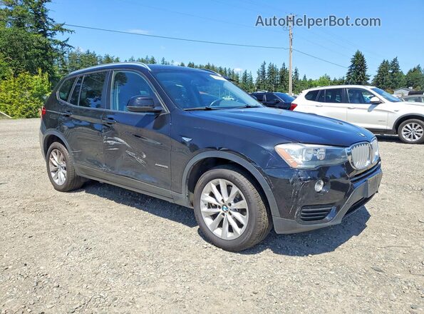 5UXWX9C57H0T00680 2017 BMW X3 Black Delantero derecho