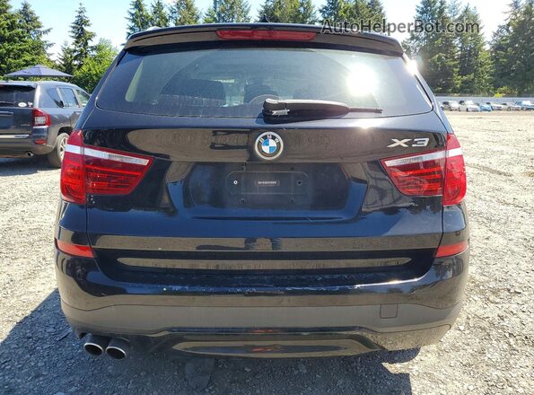 5UXWX9C57H0T00680 2017 BMW X3 Black Vista trasera