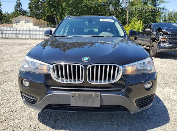 5UXWX9C57H0T00680 2017 BMW X3 Black Vista frontal