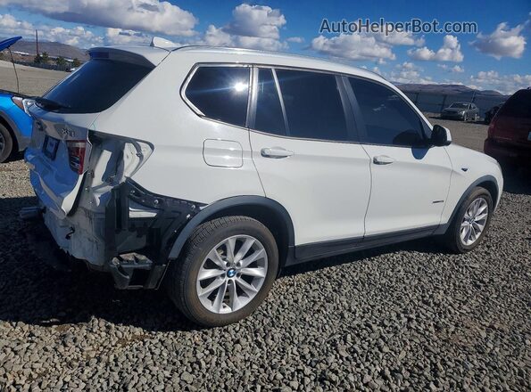 5UXWX9C57H0T06589 2017 BMW X3 White Rear right