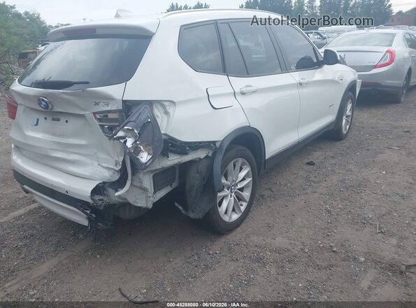 5UXWX9C57H0T15311 2017 BMW X3 White უკანა მარჯვენა