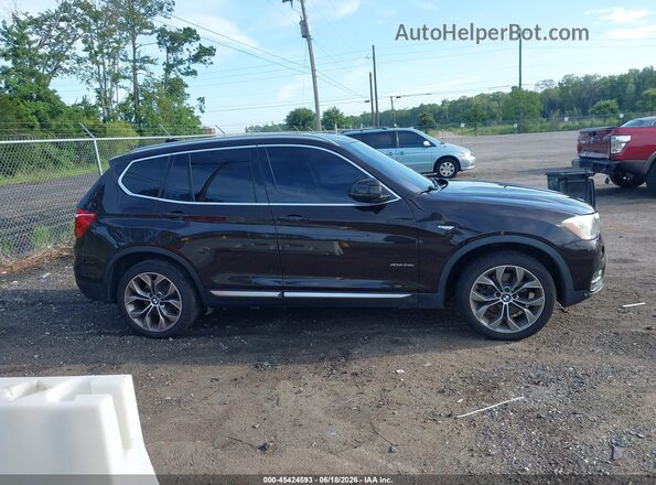 5UXWX9C58G0D64843 2016 BMW X3 Коричневый 